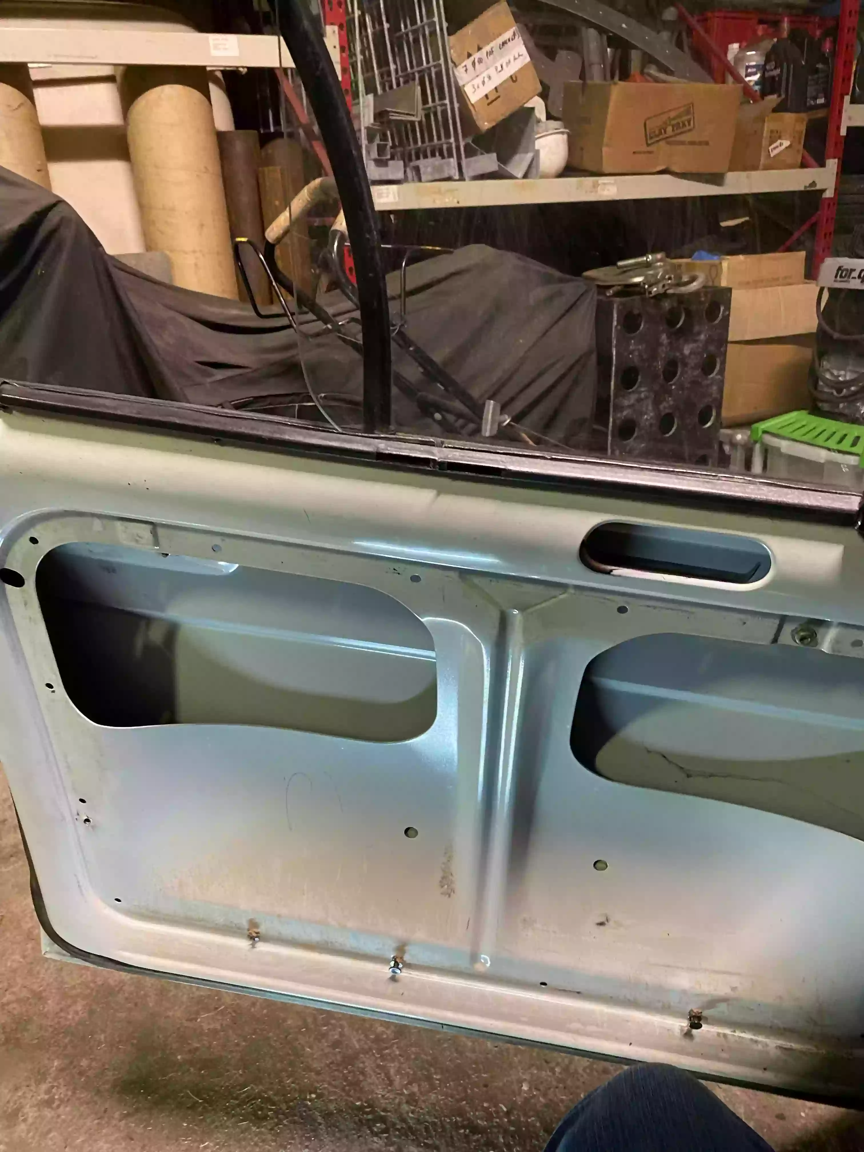 Panneau de porte démonté